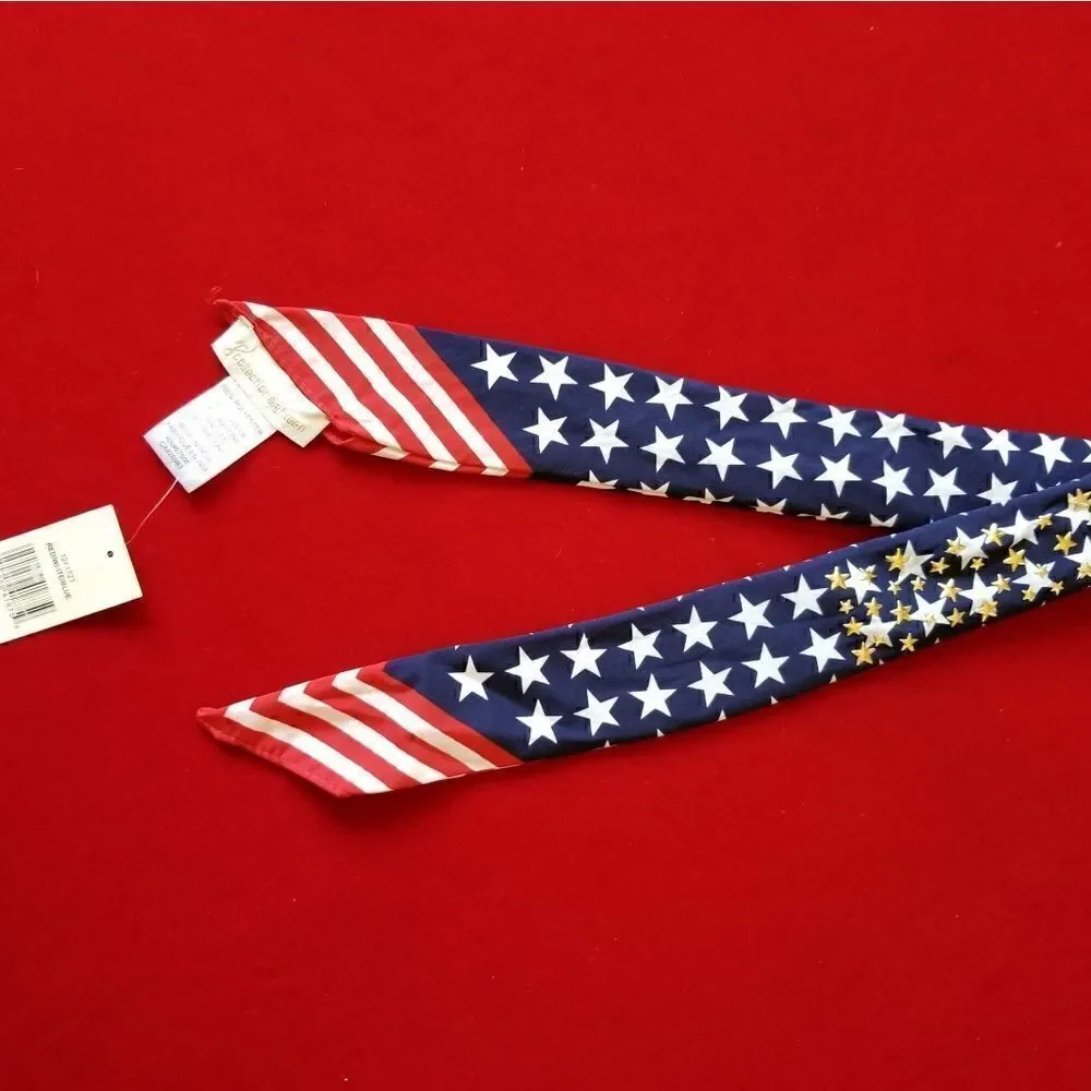 collection 18 red, white and blue necktie